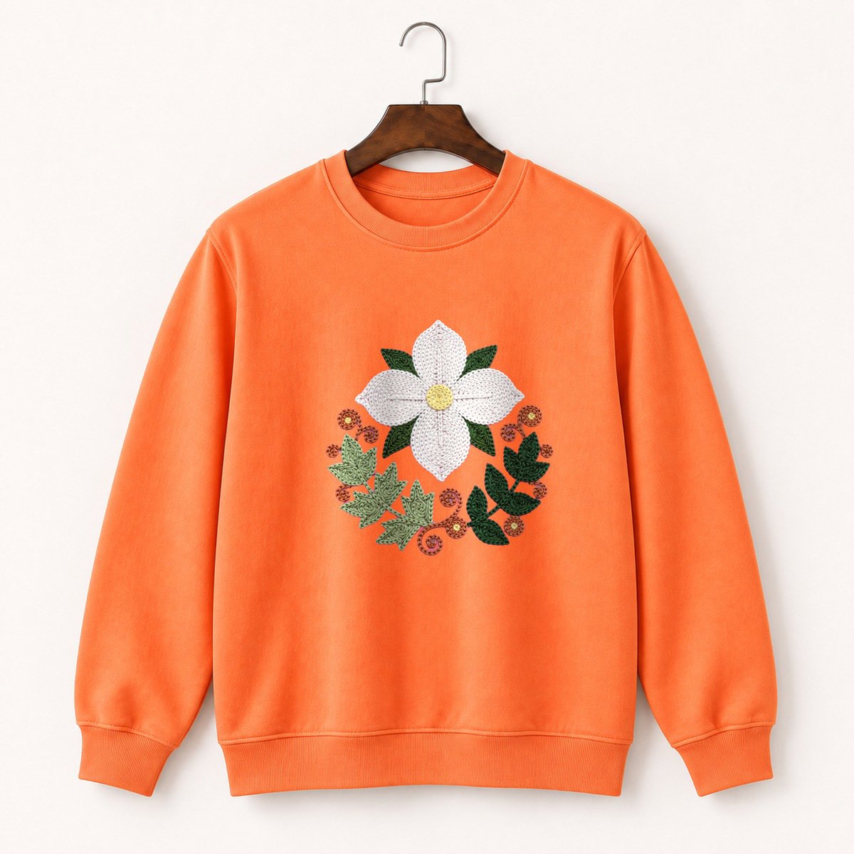 Trillium Flower Crewneck Sweatshirt 3