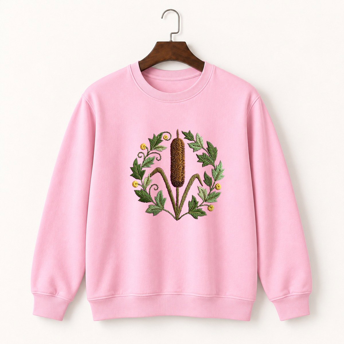 Cattail Plant Crewneck Sweatshirt 4