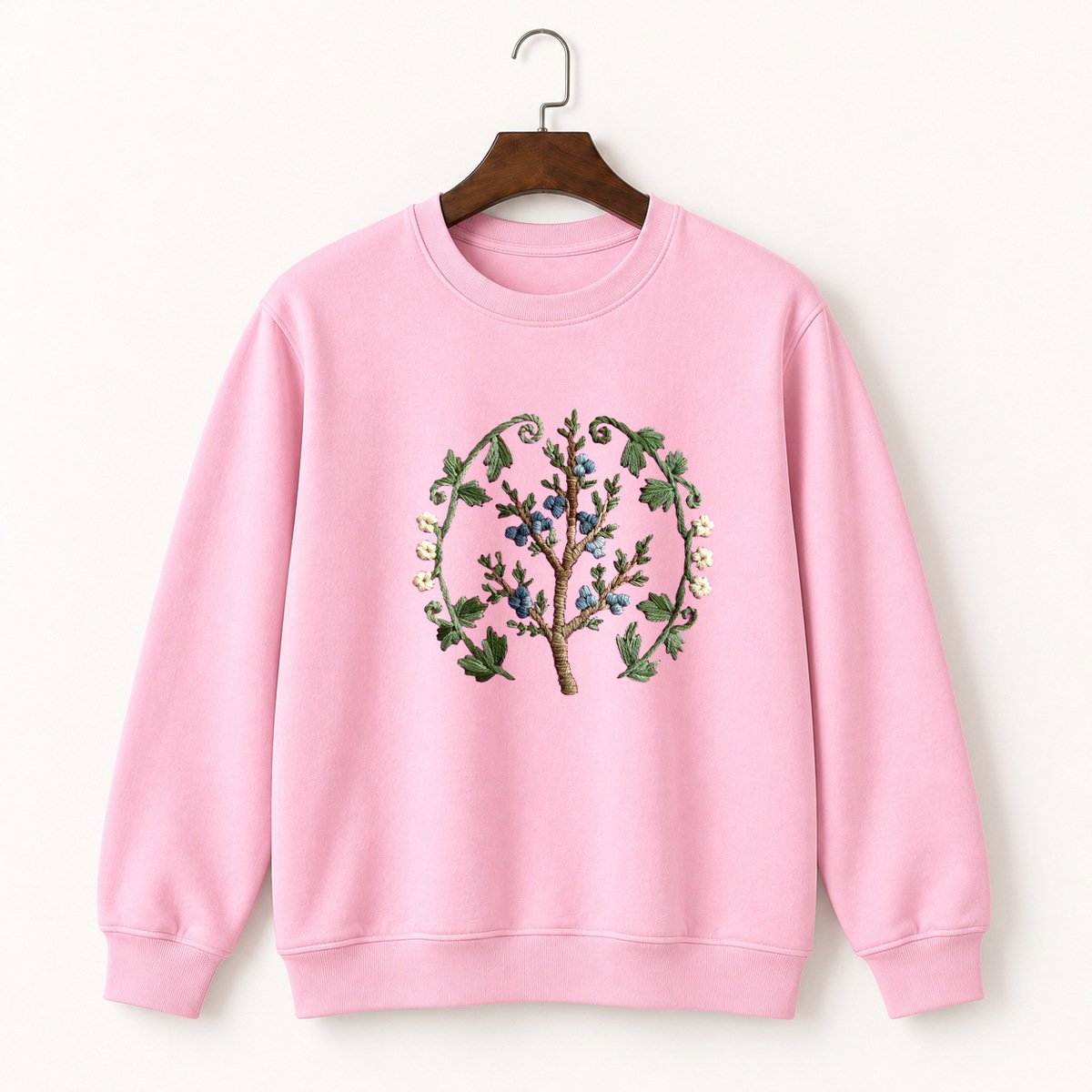 Juniper Berry Branch Crewneck Sweatshirt 4