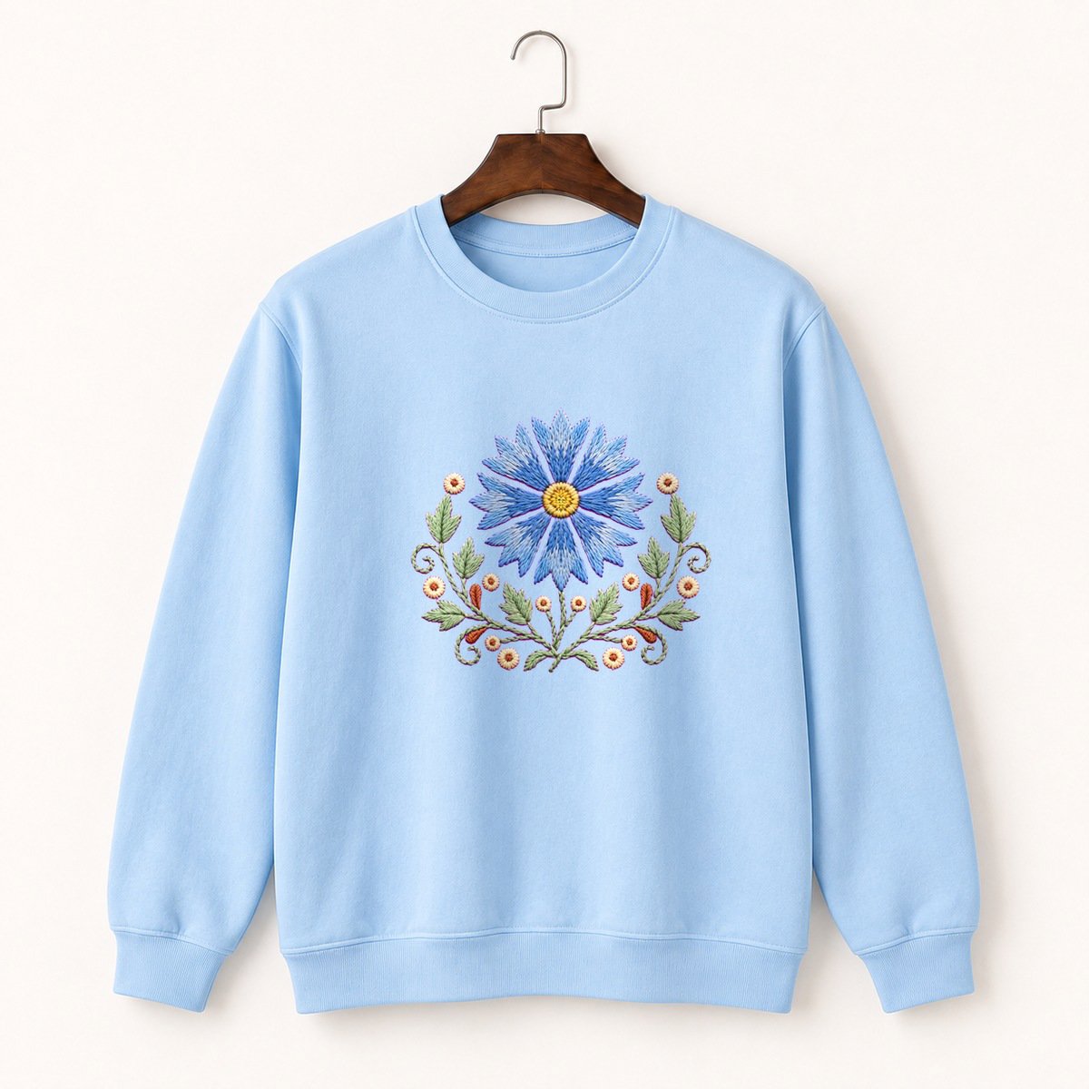 Cornflower Crewneck Sweatshirt 1