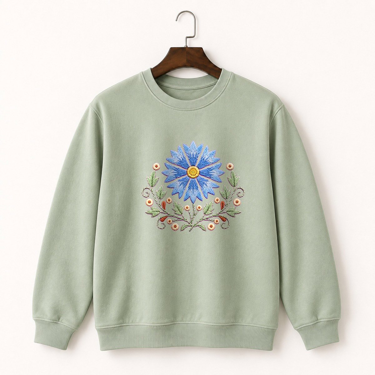 Cornflower Crewneck Sweatshirt 2