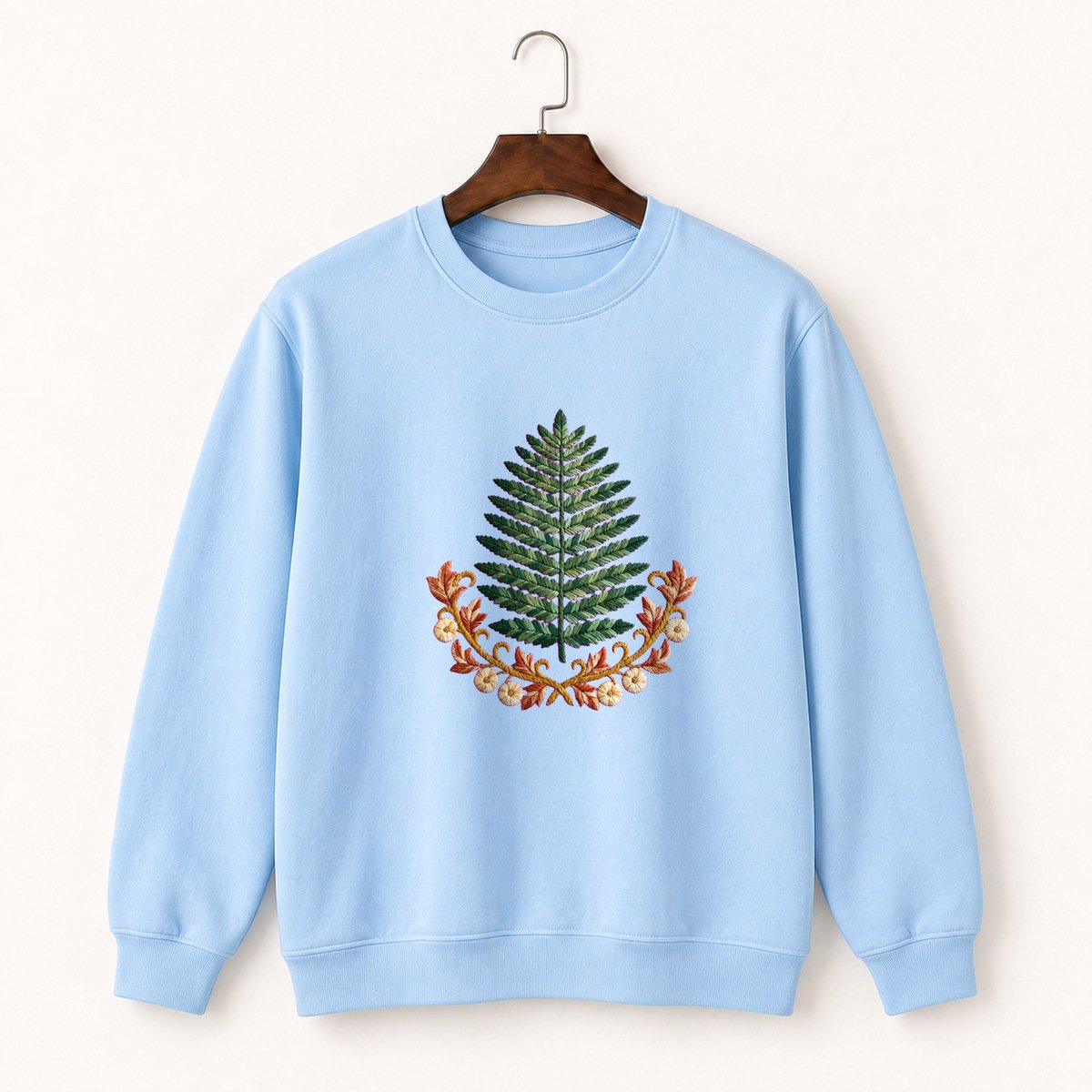 Fern Frond Crewneck Sweatshirt 1