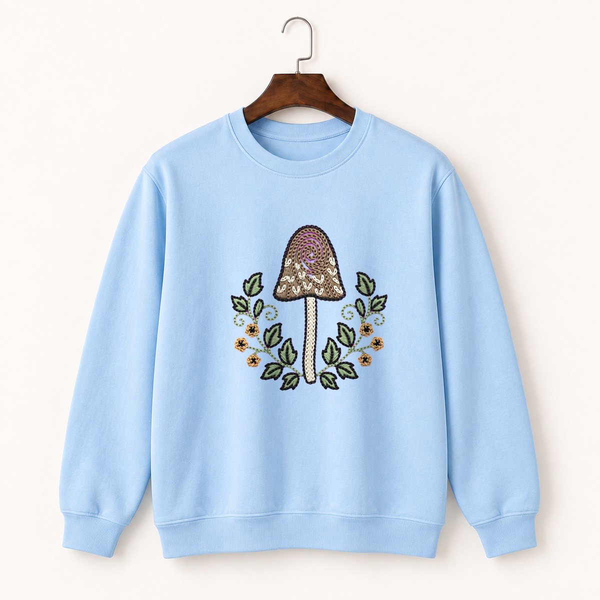 Ink Cap Mushroom Crewneck Sweatshirt 1