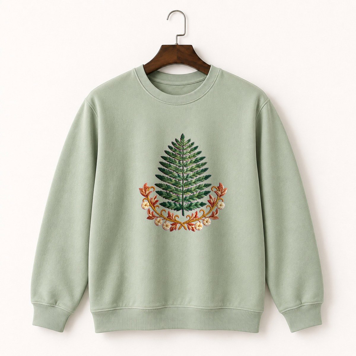 Fern Frond Crewneck Sweatshirt 2