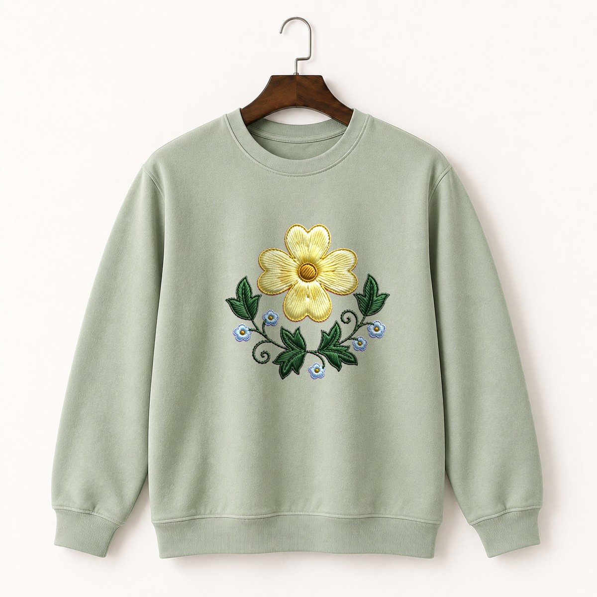 Primrose Flower Crewneck Sweatshirt 2
