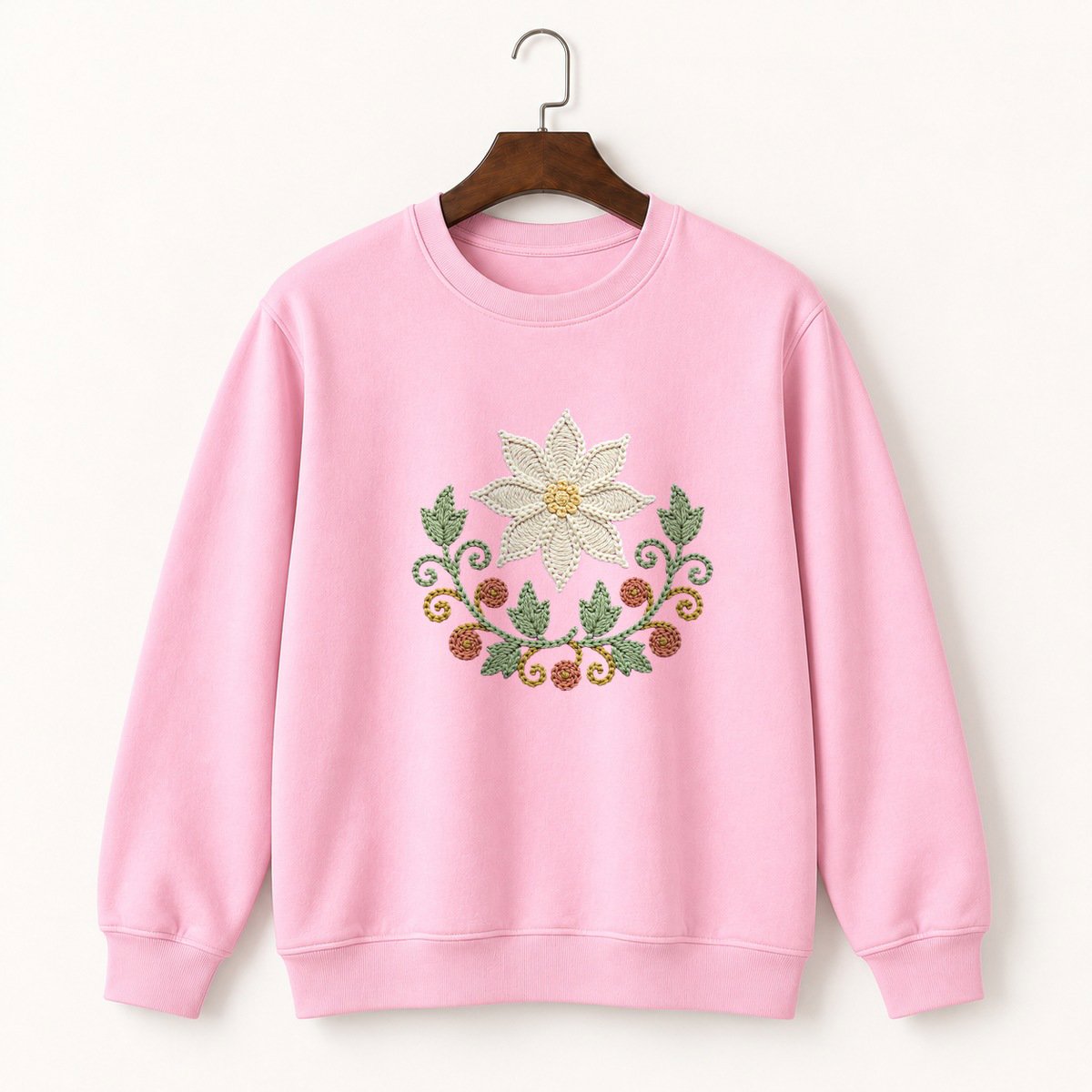 Edelweiss Flower Crewneck Sweatshirt 4