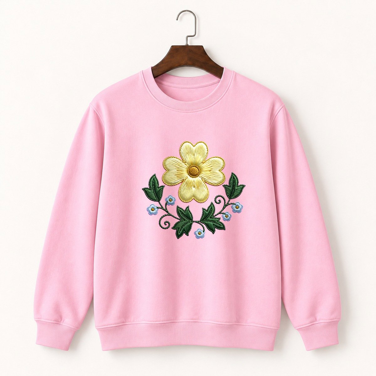 Primrose Flower Crewneck Sweatshirt 4