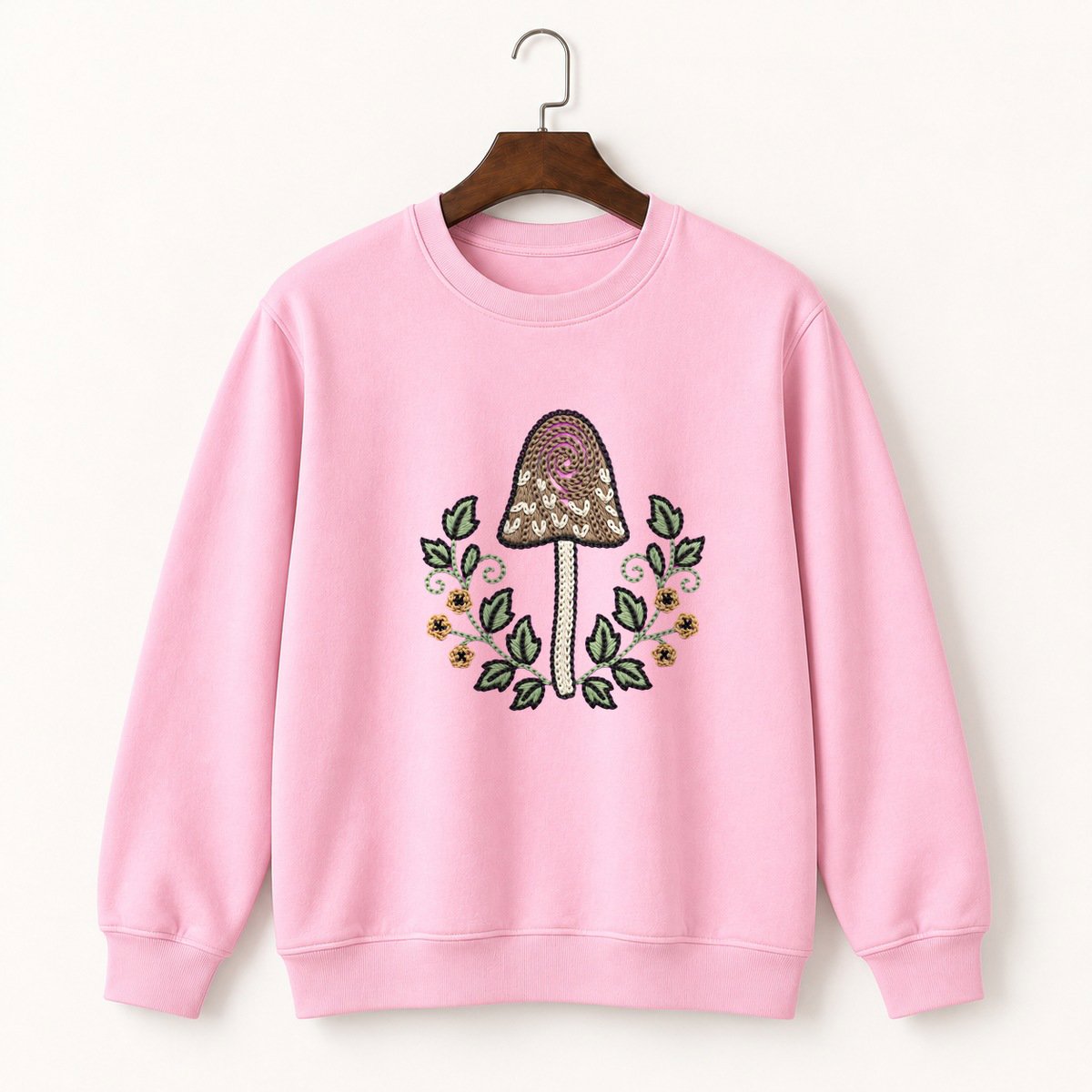 Ink Cap Mushroom Crewneck Sweatshirt 4