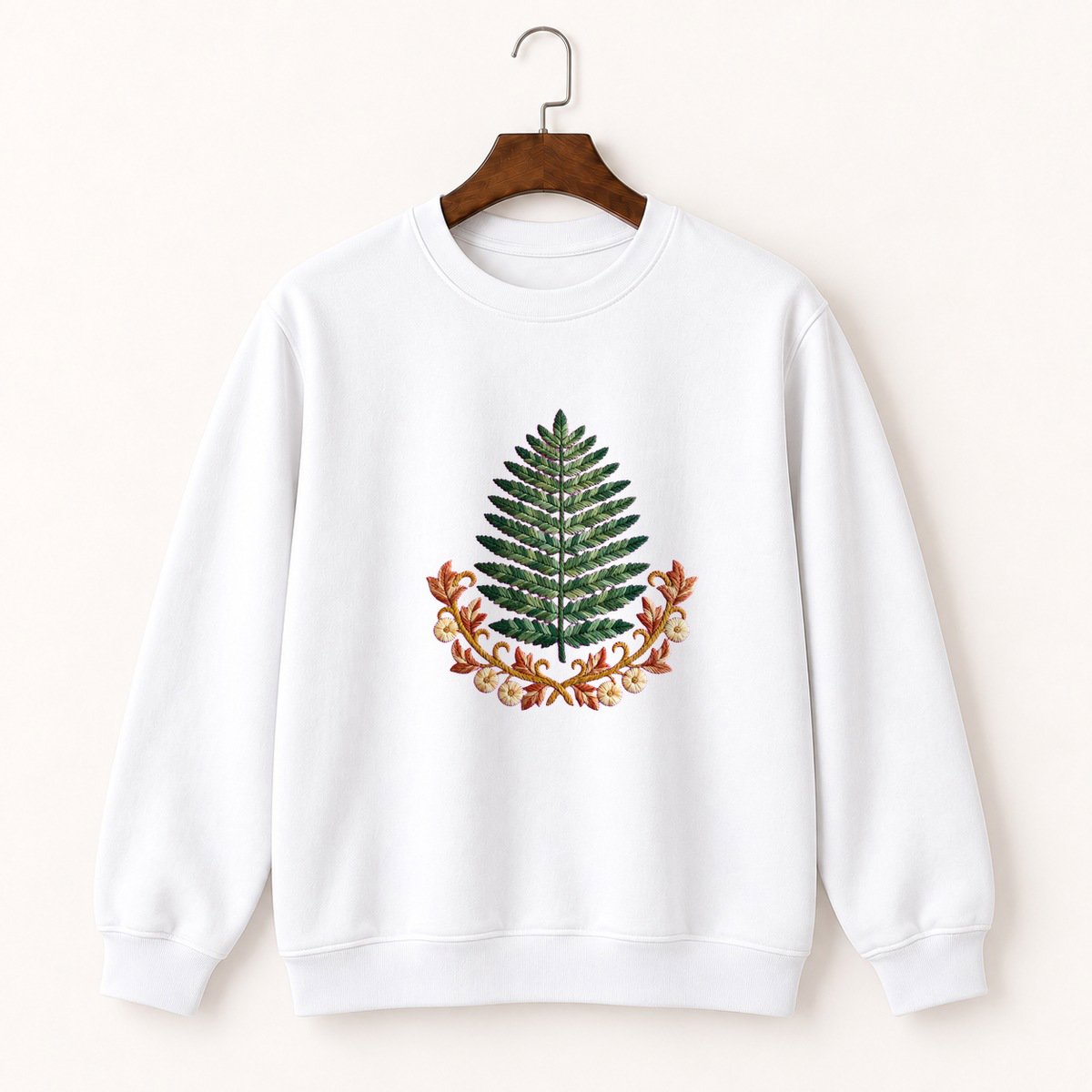 Fern Frond Crewneck Sweatshirt 5