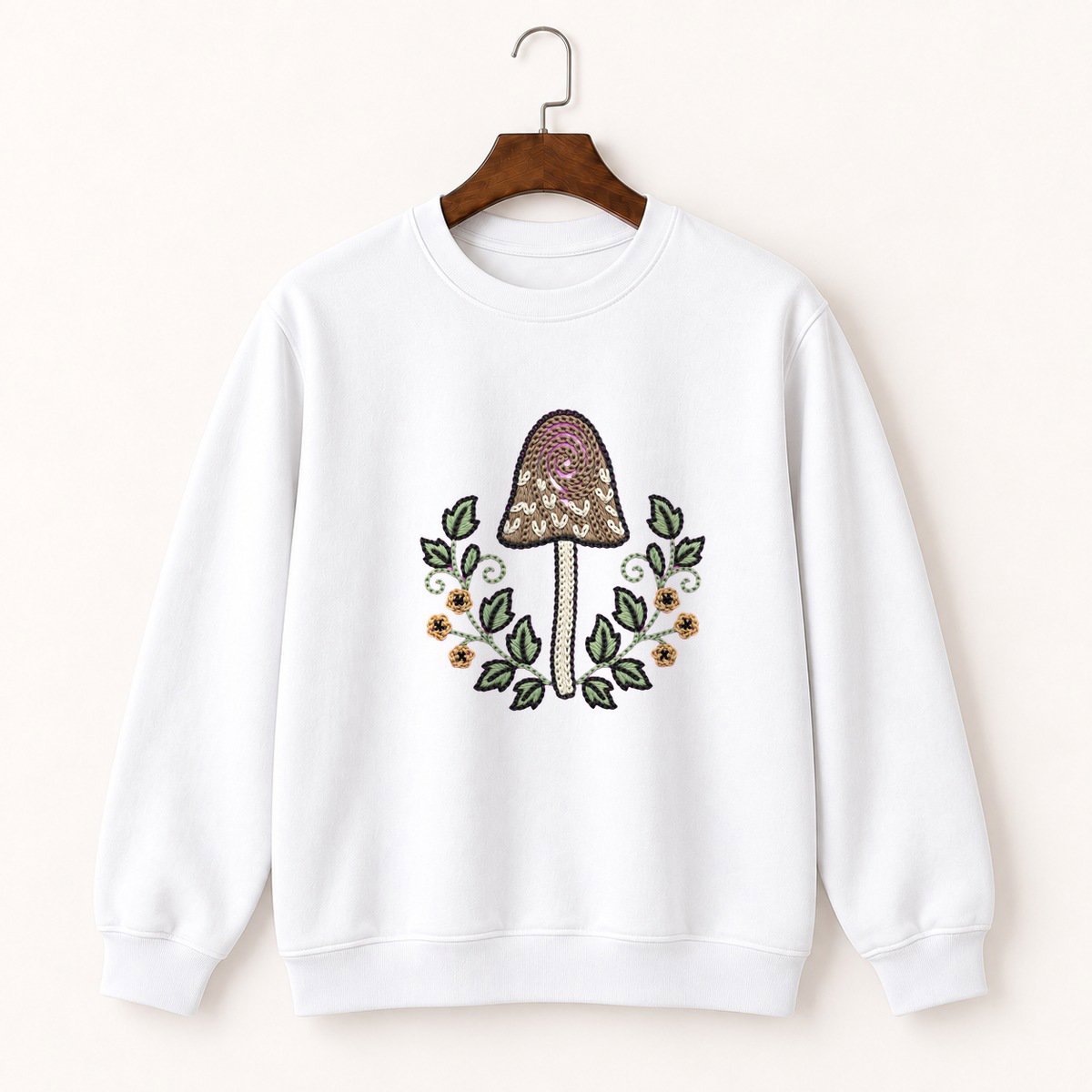 Ink Cap Mushroom Crewneck Sweatshirt 5