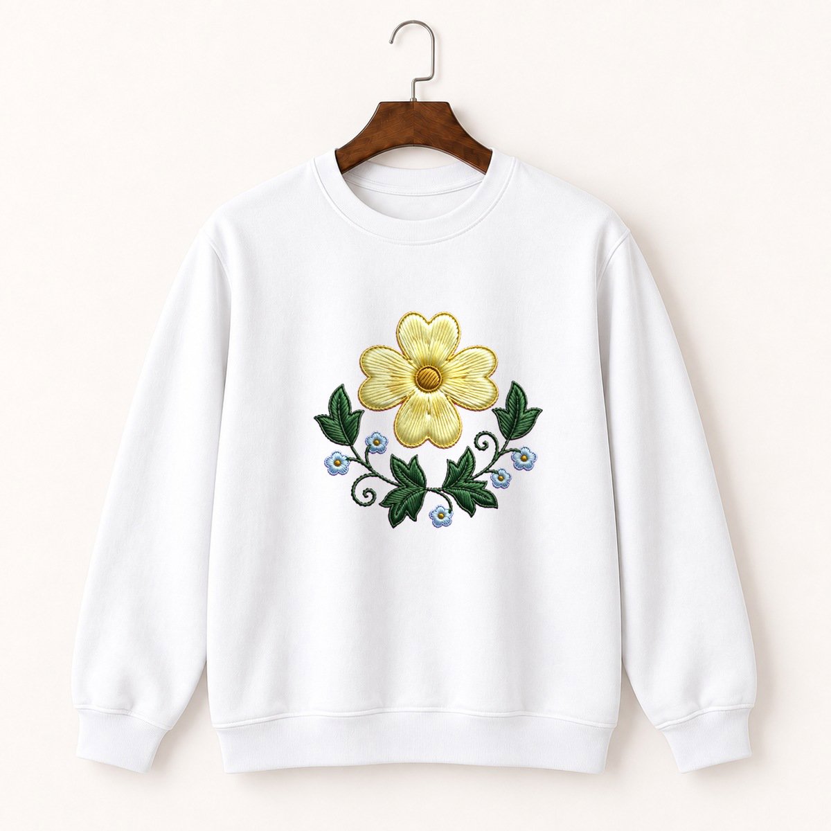 Primrose Flower Crewneck Sweatshirt 5