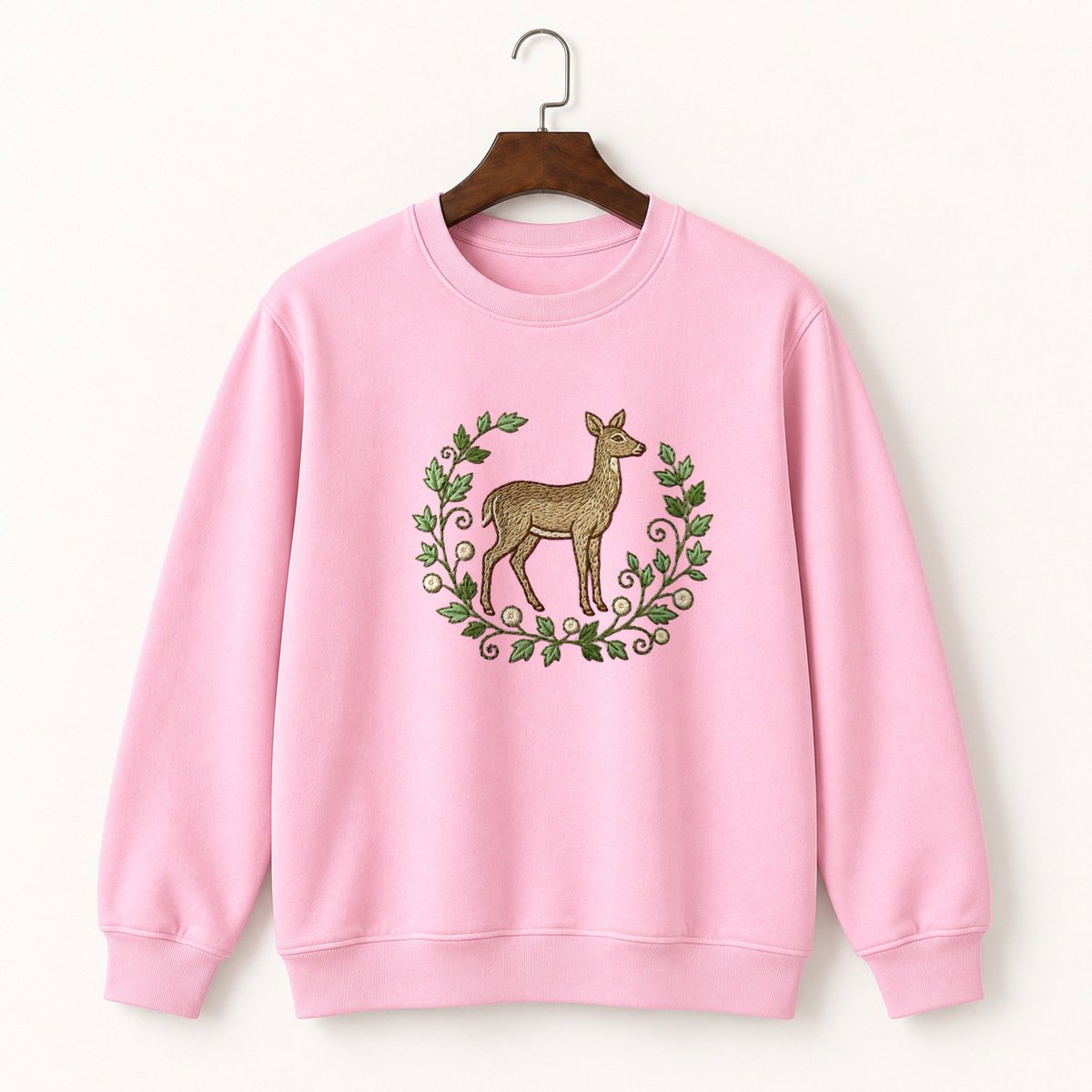 White-Tailed Deer Crewneck Sweatshirt 4