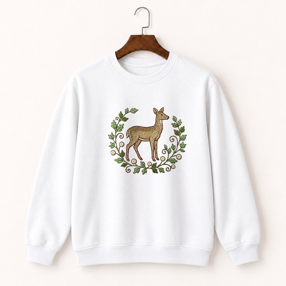 White-Tailed Deer Crewneck Sweatshirt 5