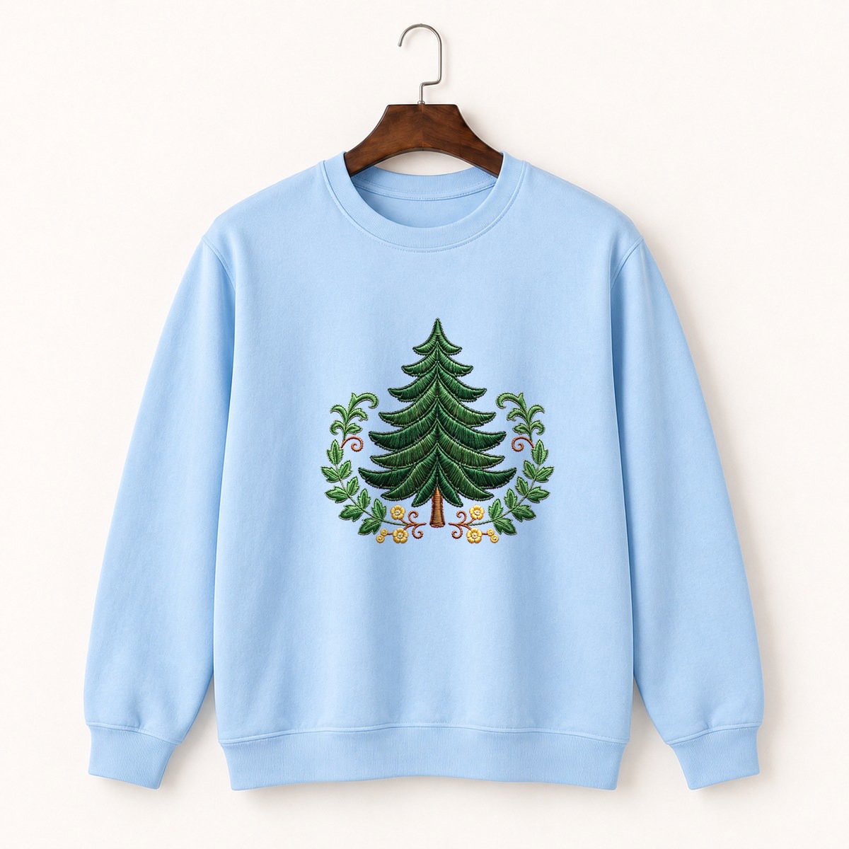 Fir Tree Crewneck Sweatshirt 1