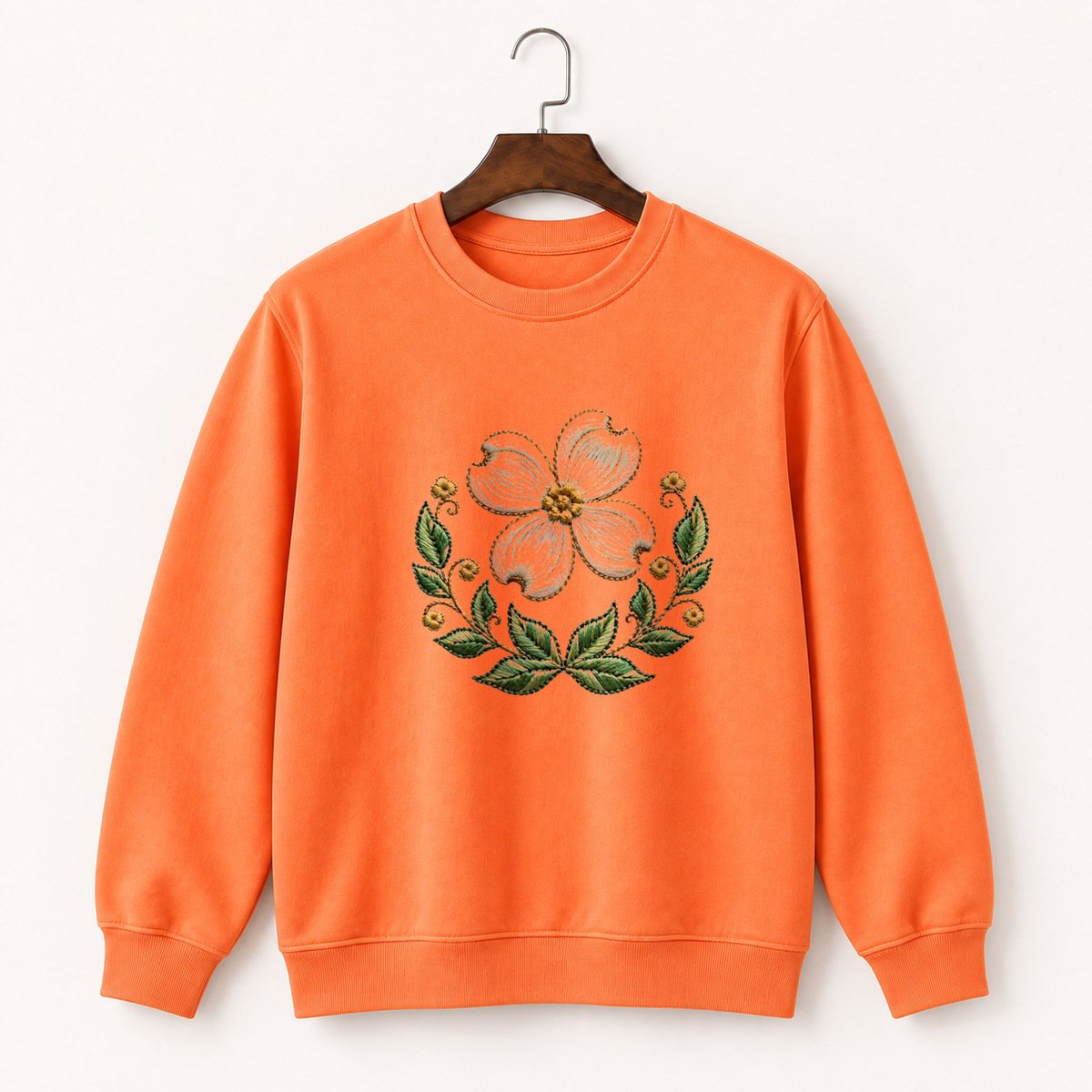 Dogwood Flower Crewneck Sweatshirt 3