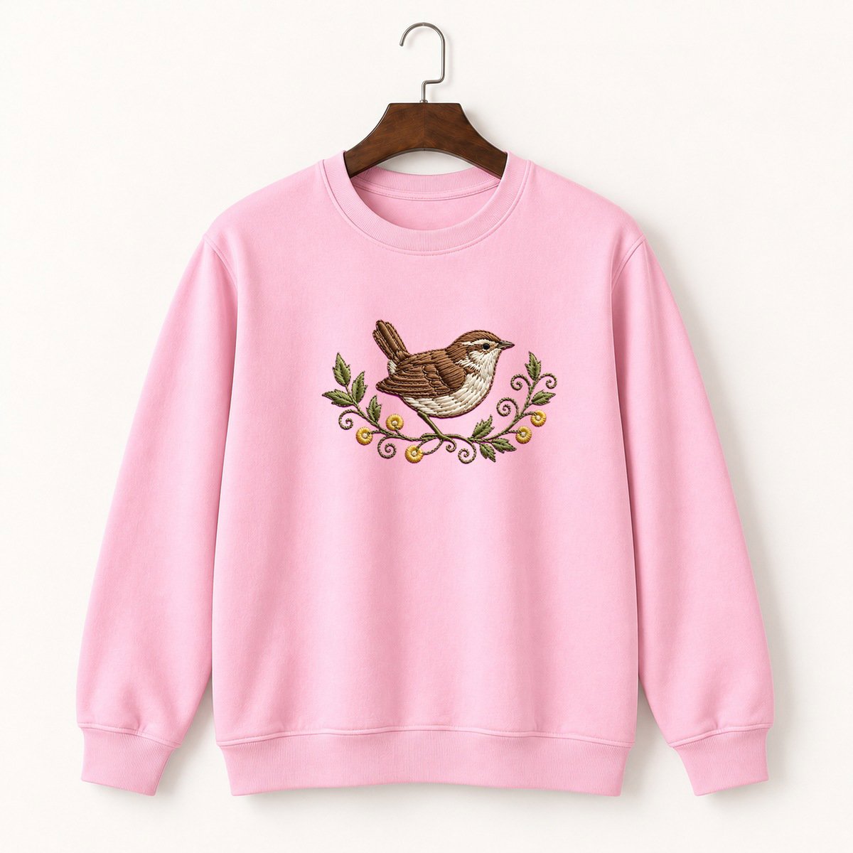 Woodland Wren Crewneck Sweatshirt 4