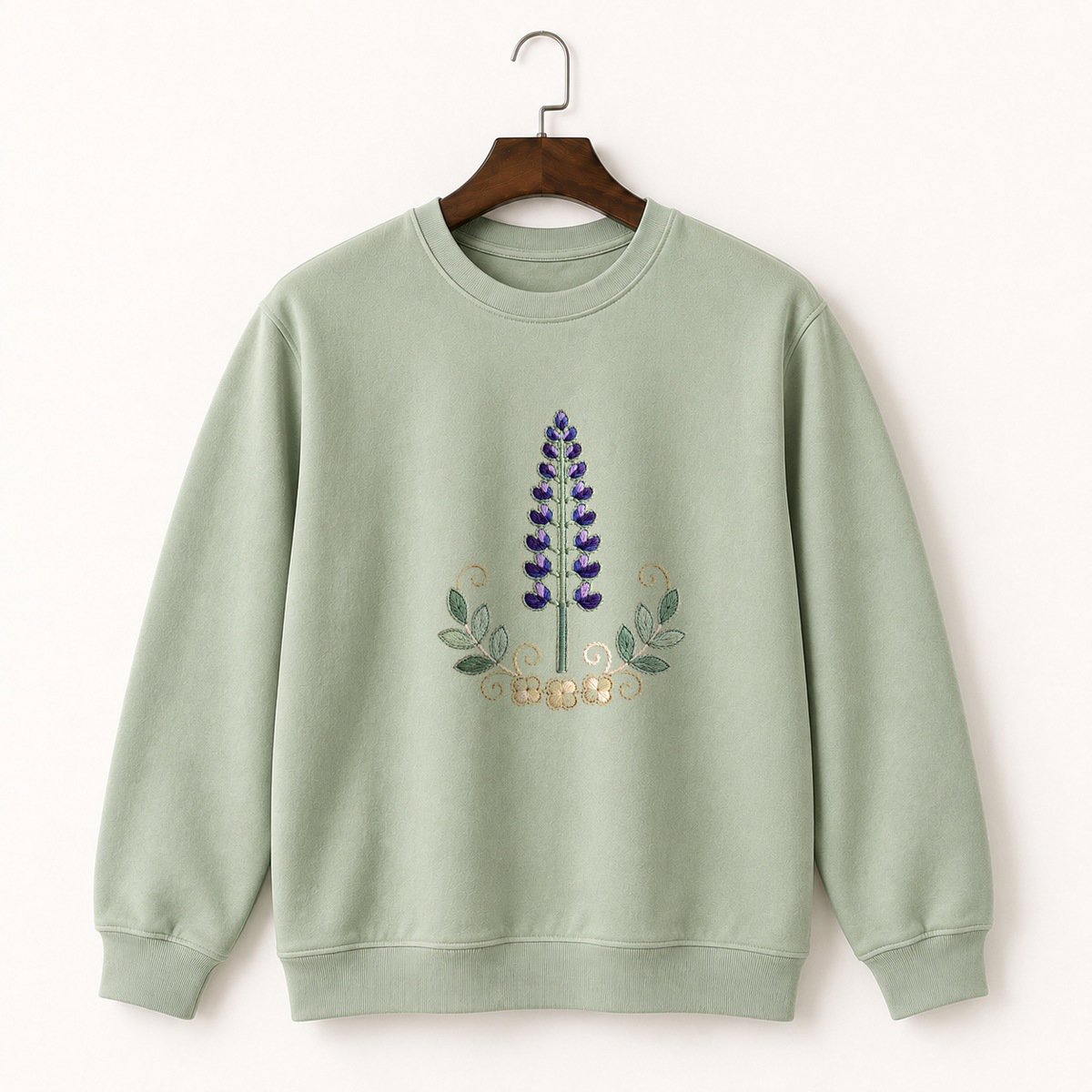 Lupine Flower Crewneck Sweatshirt 2