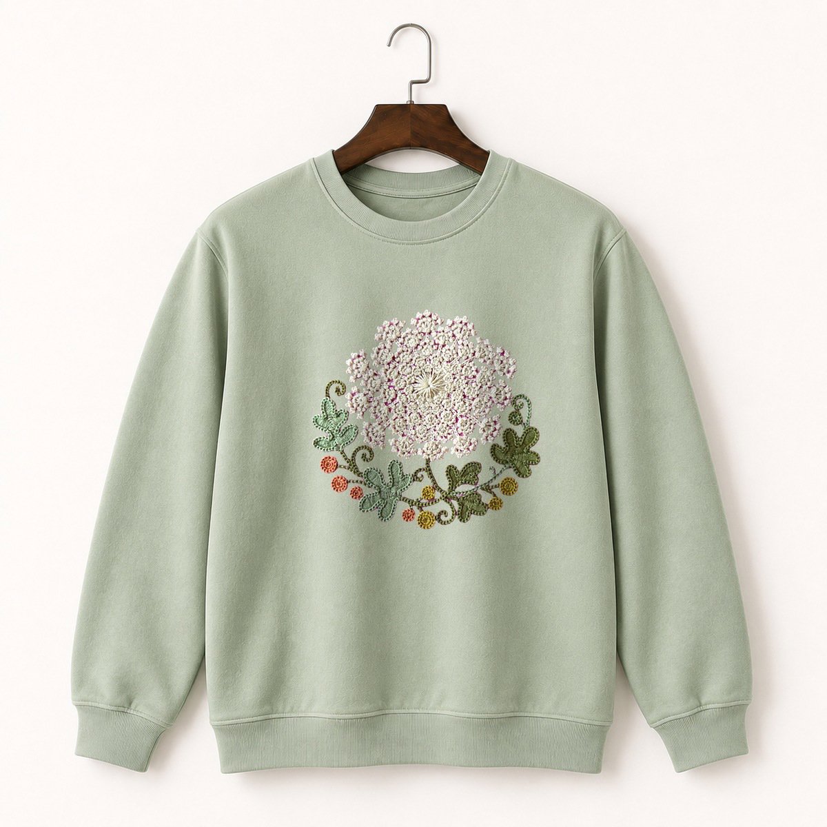 Queen Anne's Lace Crewneck Sweatshirt 2