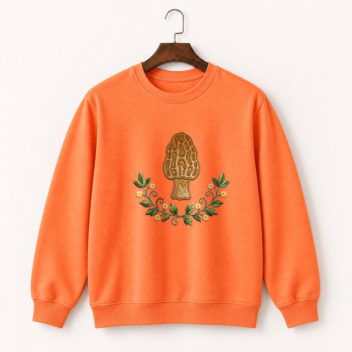 Morel Mushroom Crewneck Sweatshirt 3