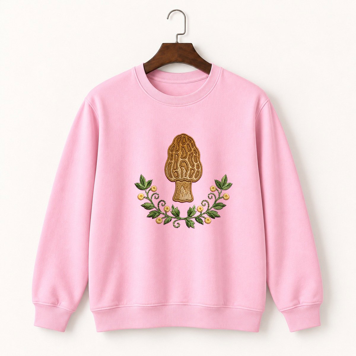 Morel Mushroom Crewneck Sweatshirt 4