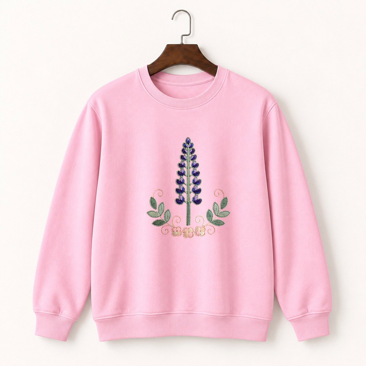 Lupine Flower Crewneck Sweatshirt 4