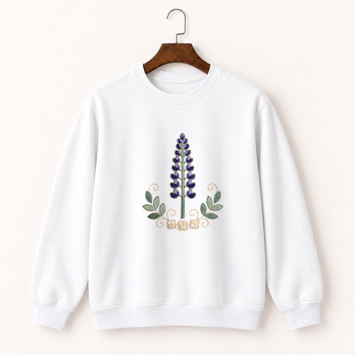 Lupine Flower Crewneck Sweatshirt 5