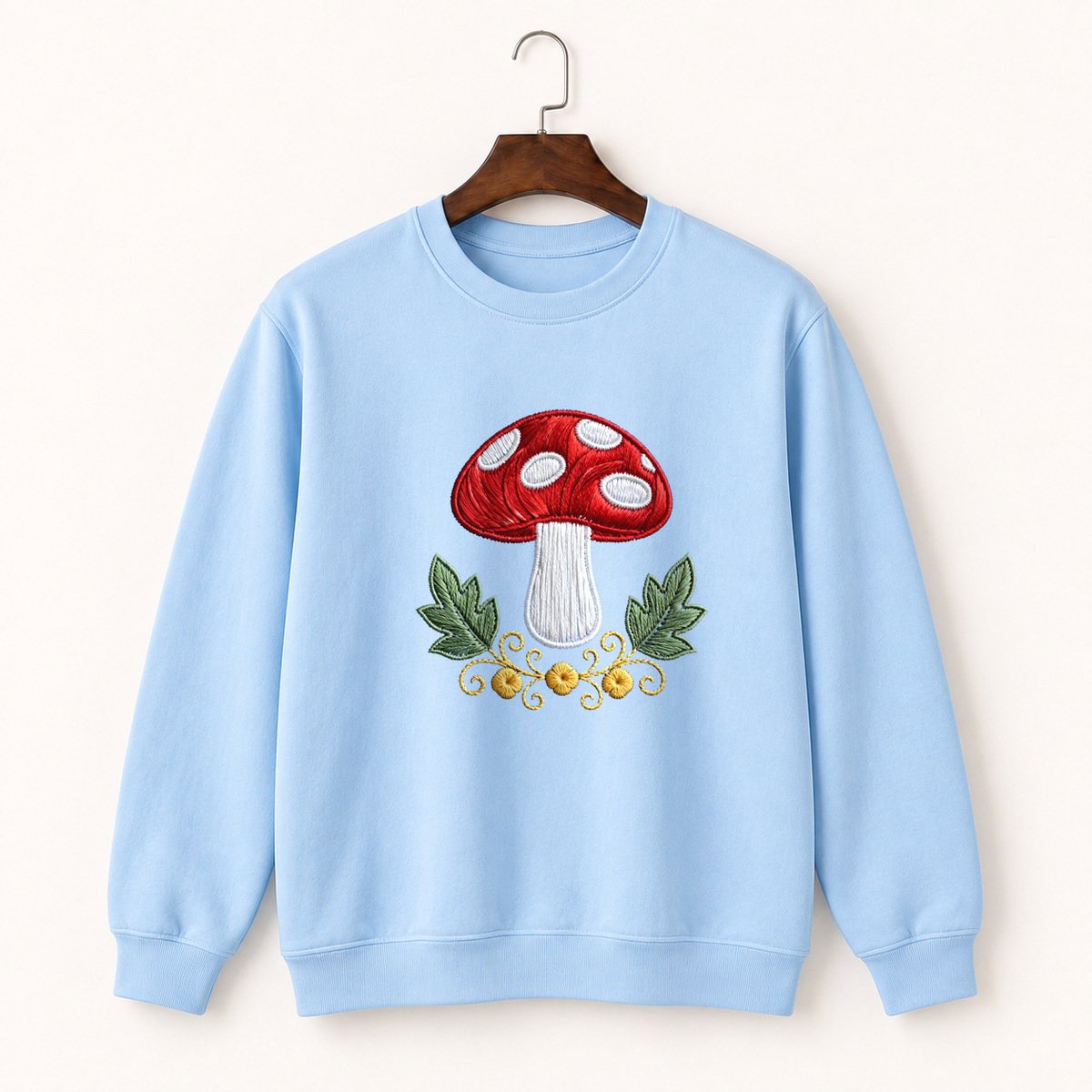 Fly Agaric Mushroom Crewneck Sweatshirt 1