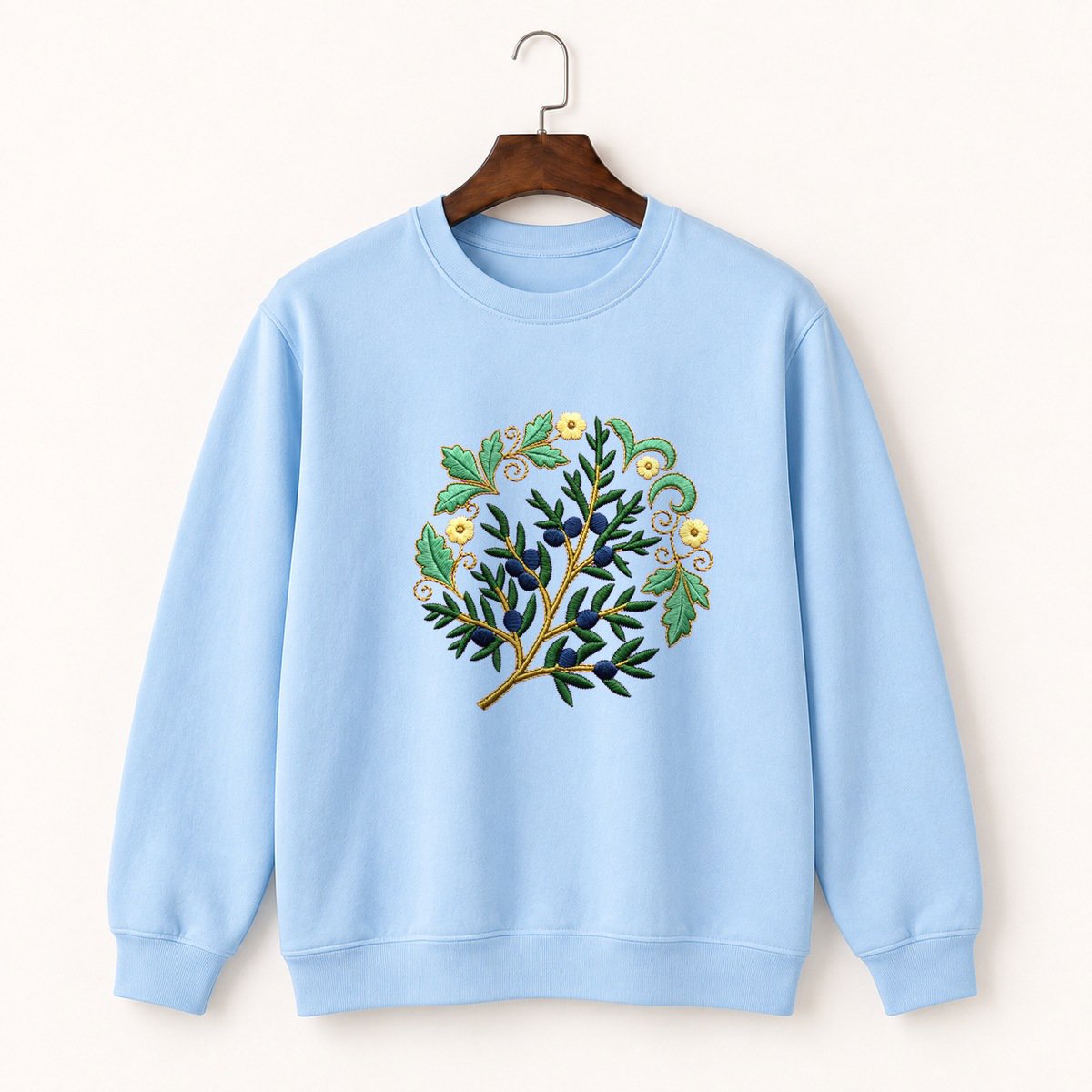 Juniper Branch Crewneck Sweatshirt 1