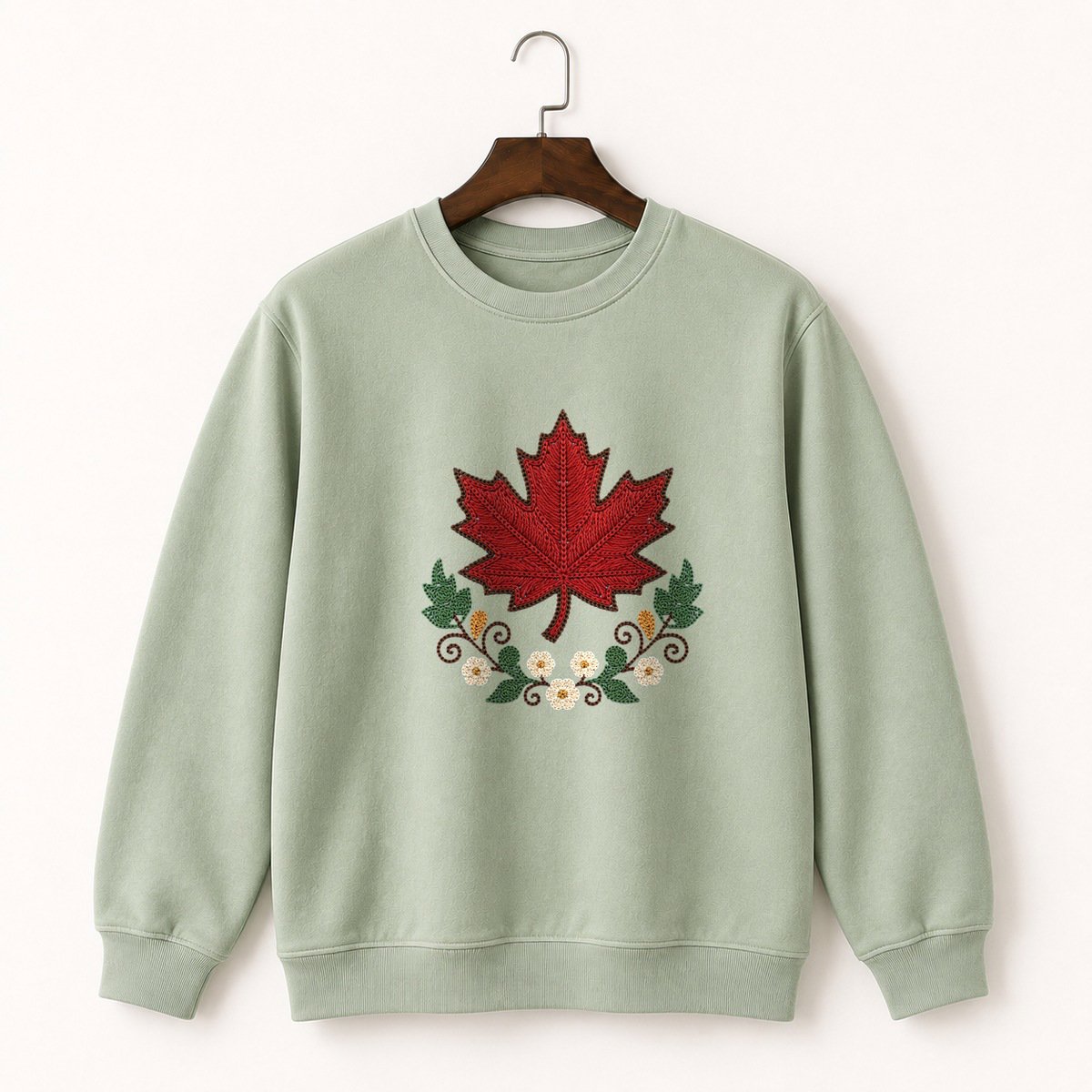 Maple Leaf Crewneck Sweatshirt 2