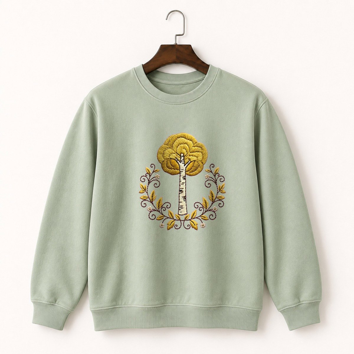 Birch Tree Crewneck Sweatshirt 2