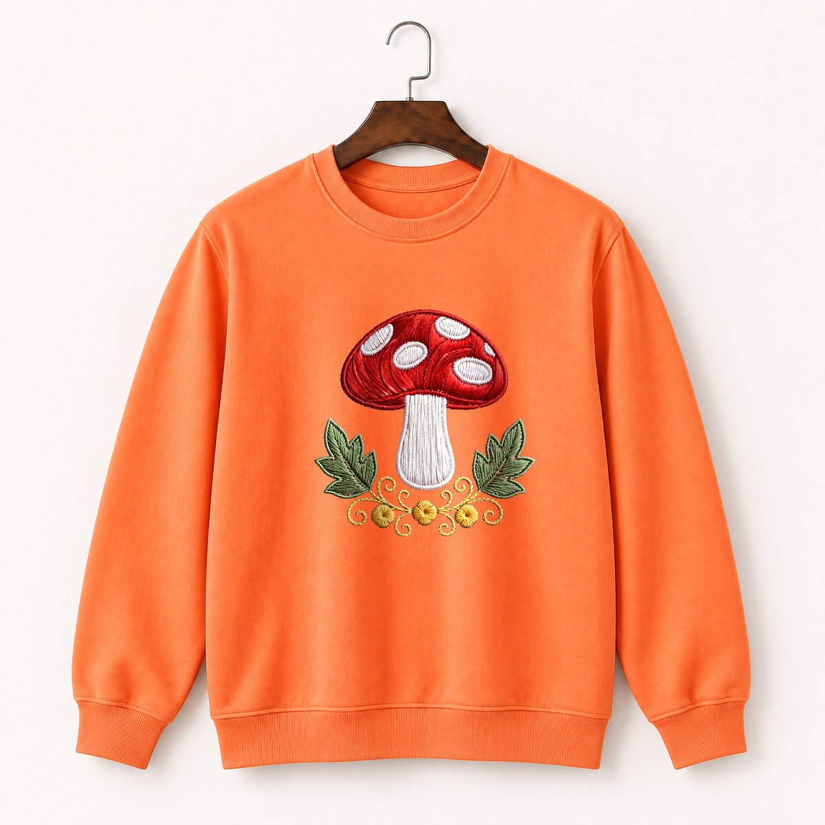 Fly Agaric Mushroom Crewneck Sweatshirt 3