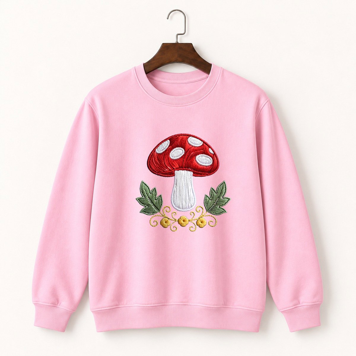 Fly Agaric Mushroom Crewneck Sweatshirt 4