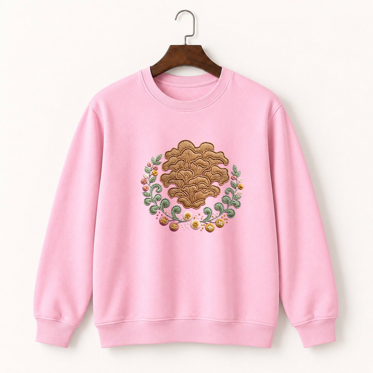 Hen of the Woods Mushroom Crewneck Sweatshirt 4