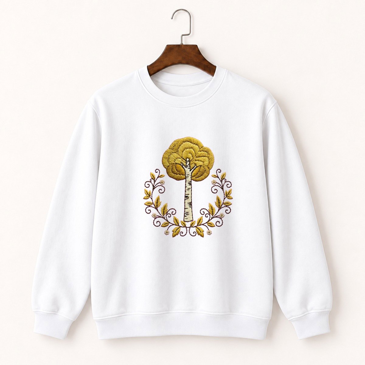 Birch Tree Crewneck Sweatshirt 5