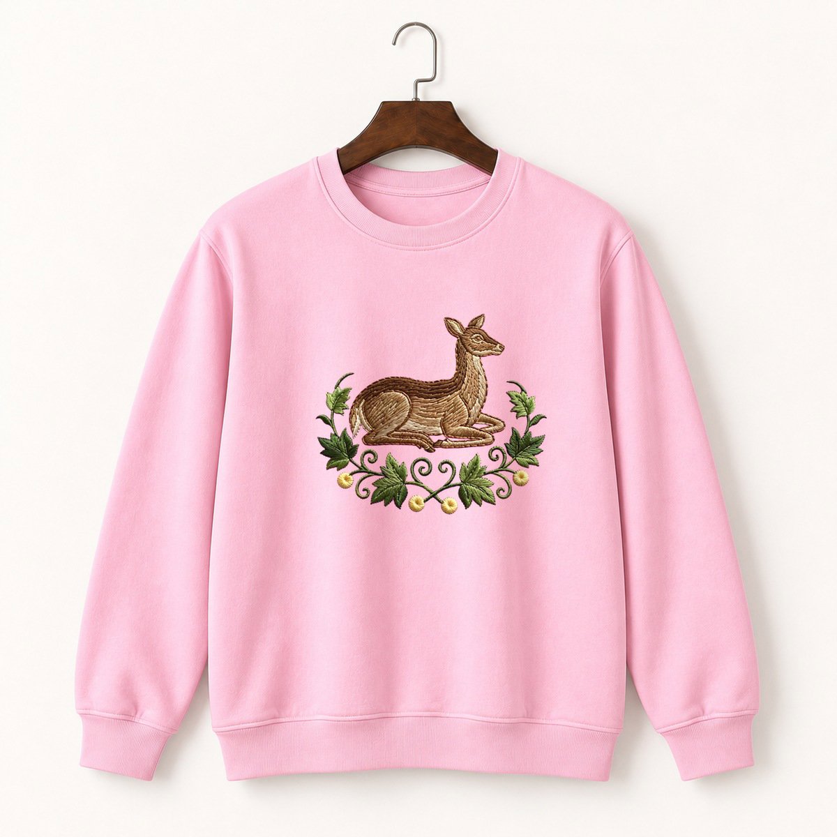 White-Tailed Deer Crewneck Sweatshirt 4