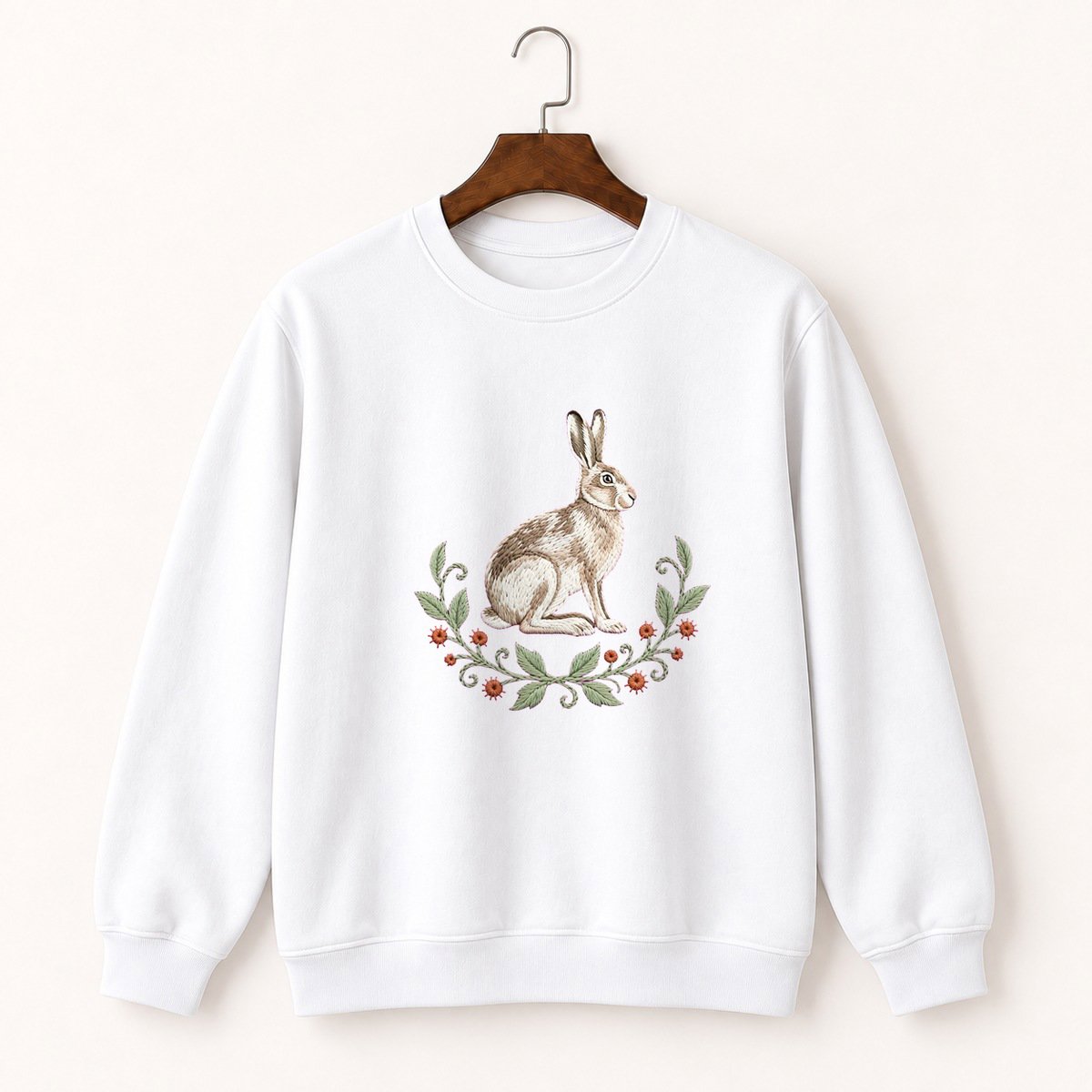 Snowshoe Hare Crewneck Sweatshirt 5