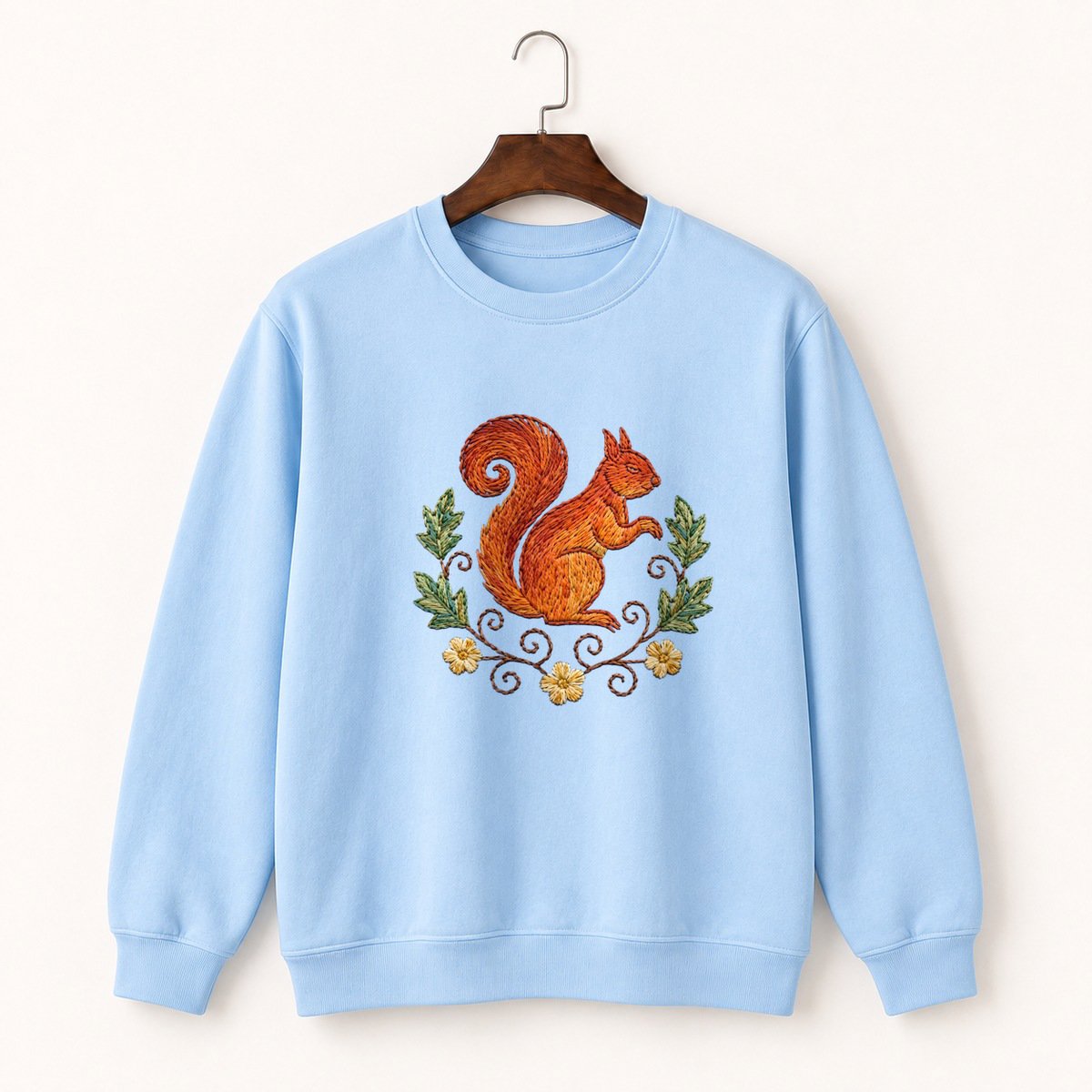 Red Squirrel Crewneck Sweatshirt 1