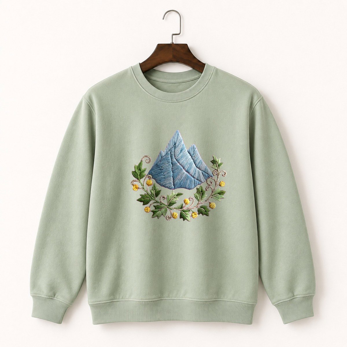 Grand Teton Mountain Crewneck Sweatshirt 2