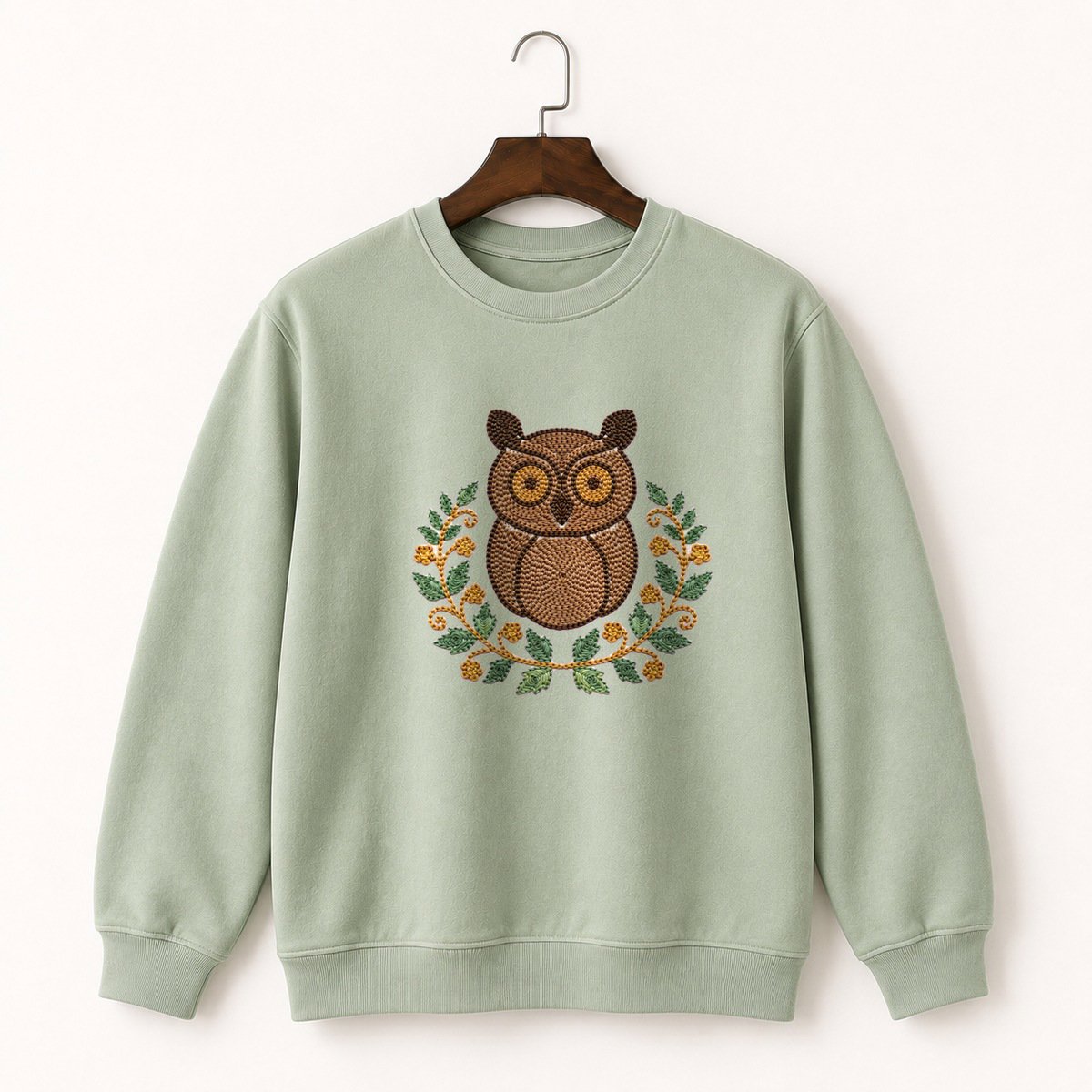 Great Horned Owl Crewneck Sweatshirt 2