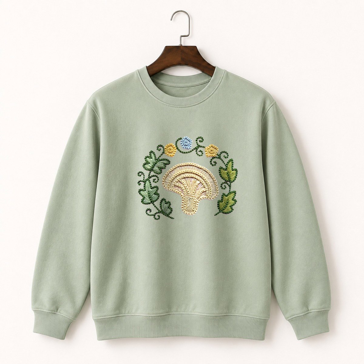 Oyster Mushroom Crewneck Sweatshirt 2