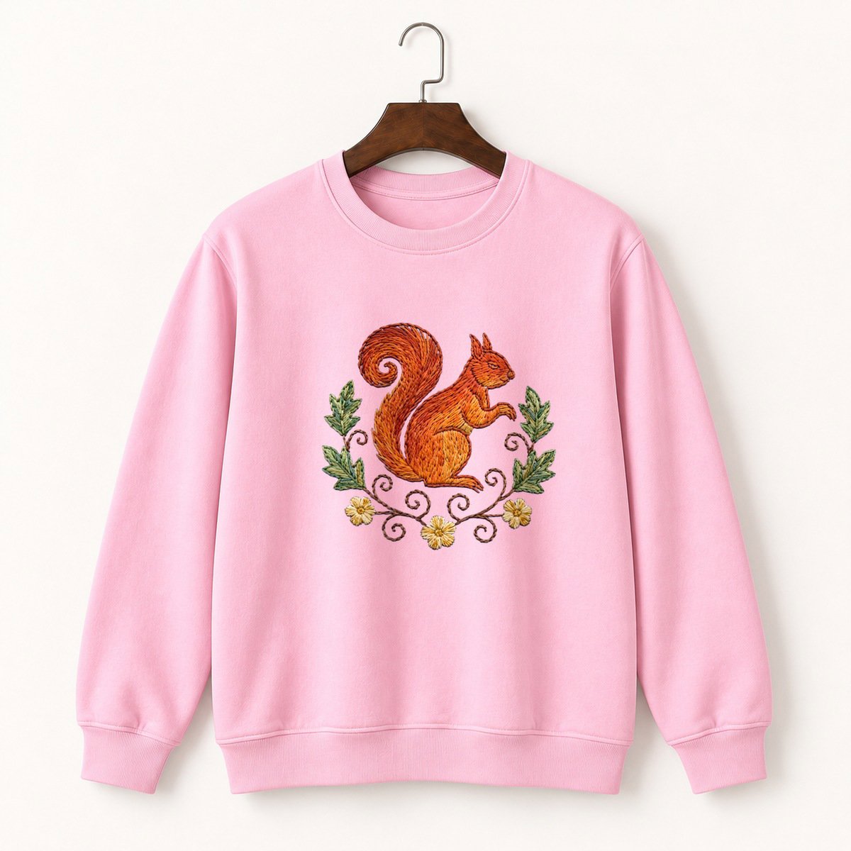 Red Squirrel Crewneck Sweatshirt 4