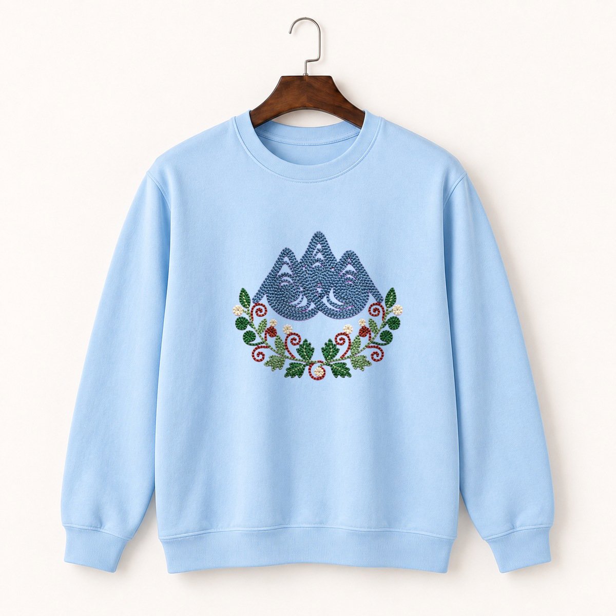 Cascade Mountains Crewneck Sweatshirt 1