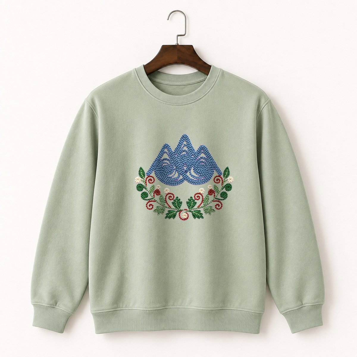Cascade Mountains Crewneck Sweatshirt 2