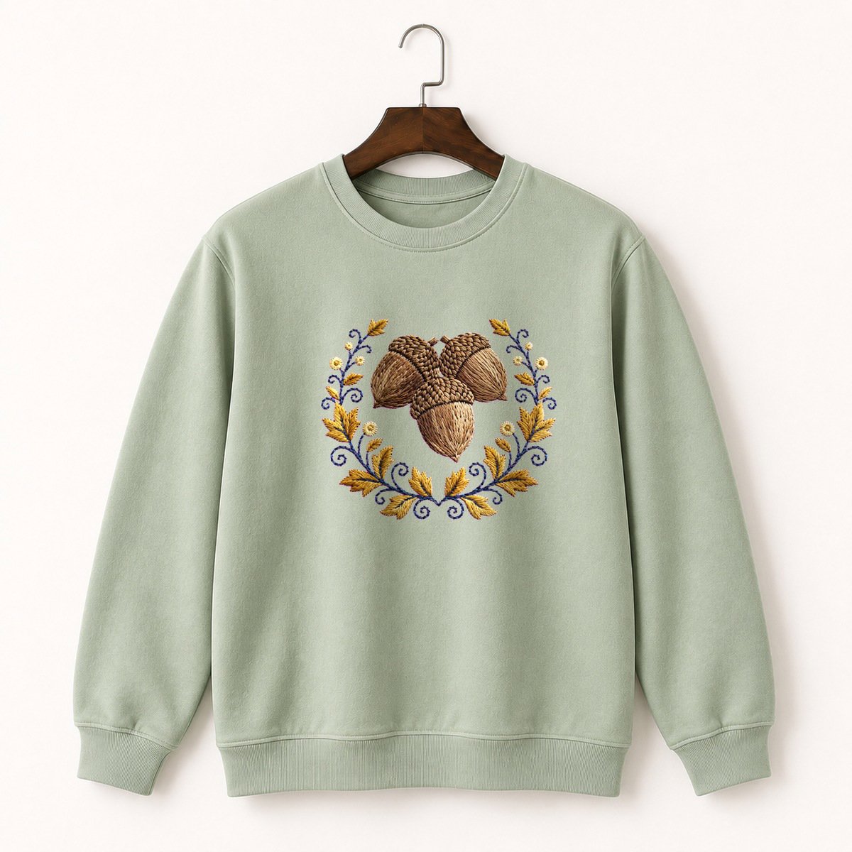 Acorn Cluster Crewneck Sweatshirt 2