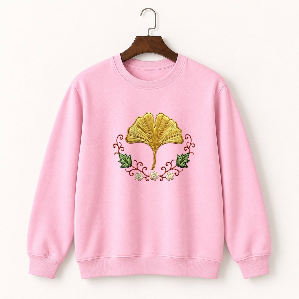 Ginkgo Leaf Crewneck Sweatshirt 4