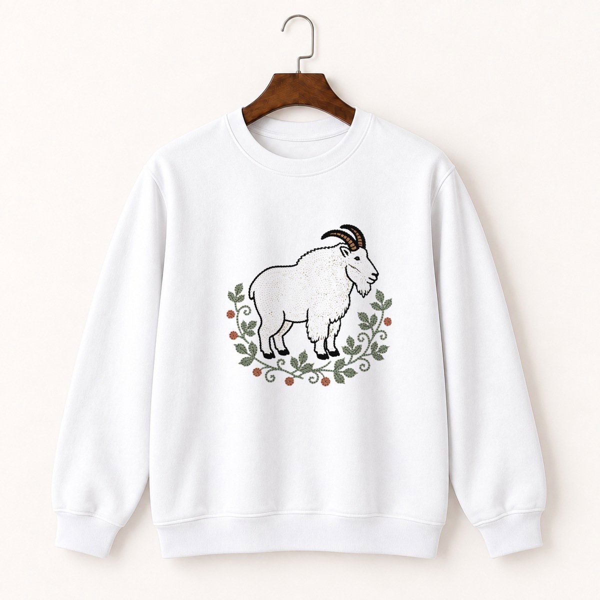Rocky Mountain Goat Crewneck Sweatshirt 5