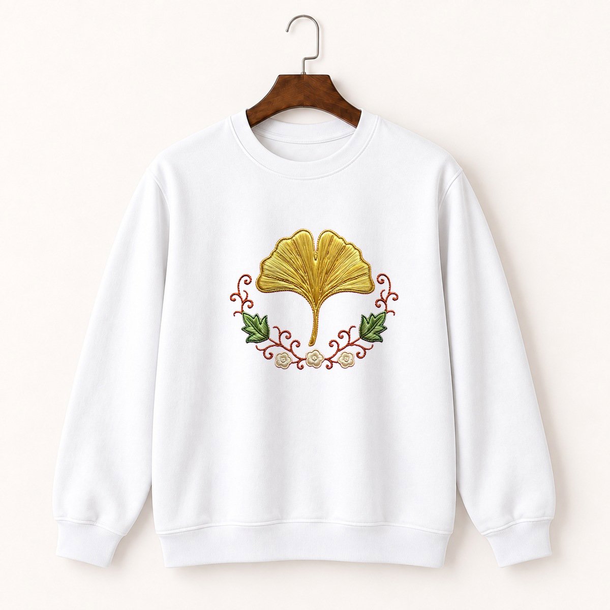 Ginkgo Leaf Crewneck Sweatshirt 5