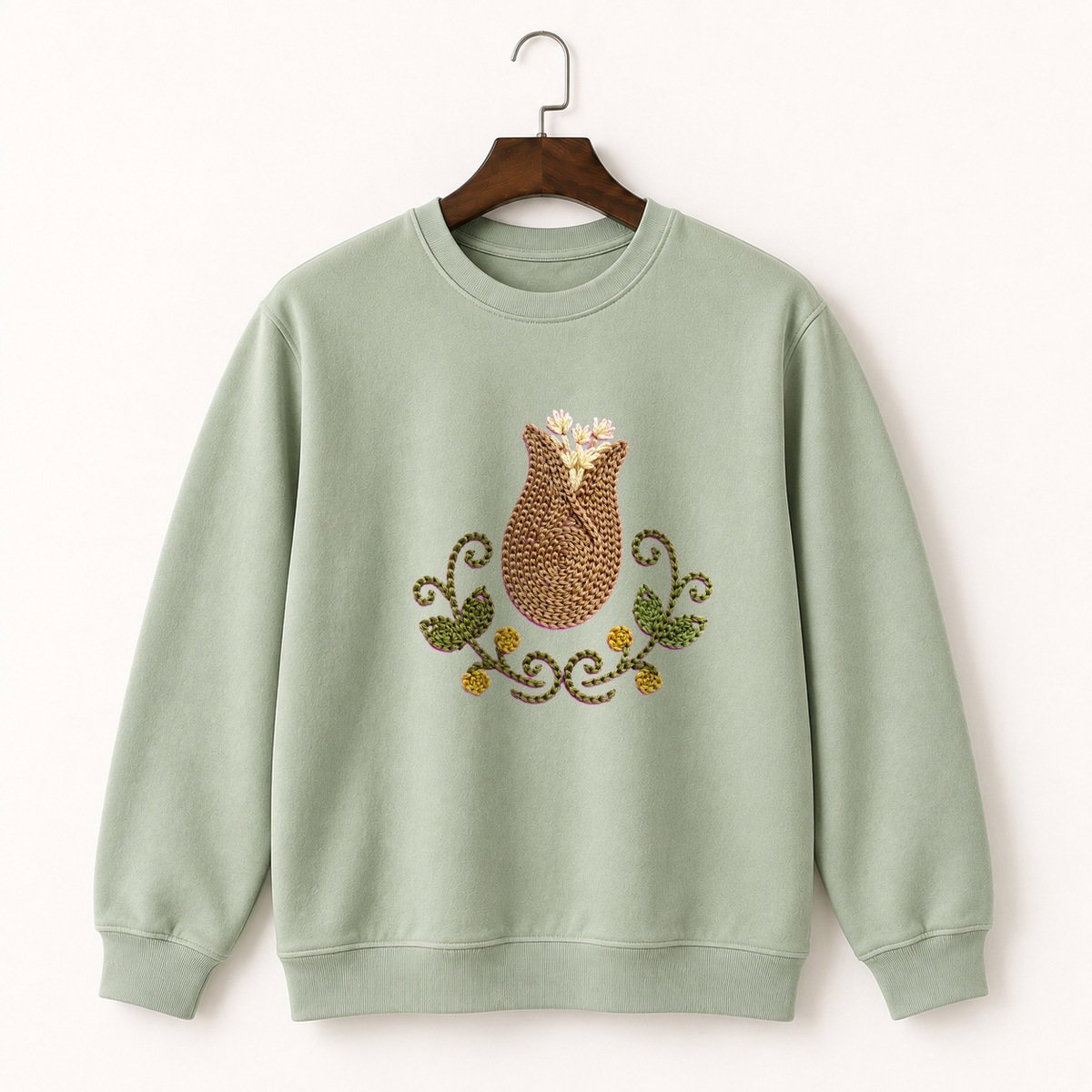 Milkweed Pod Crewneck Sweatshirt 2