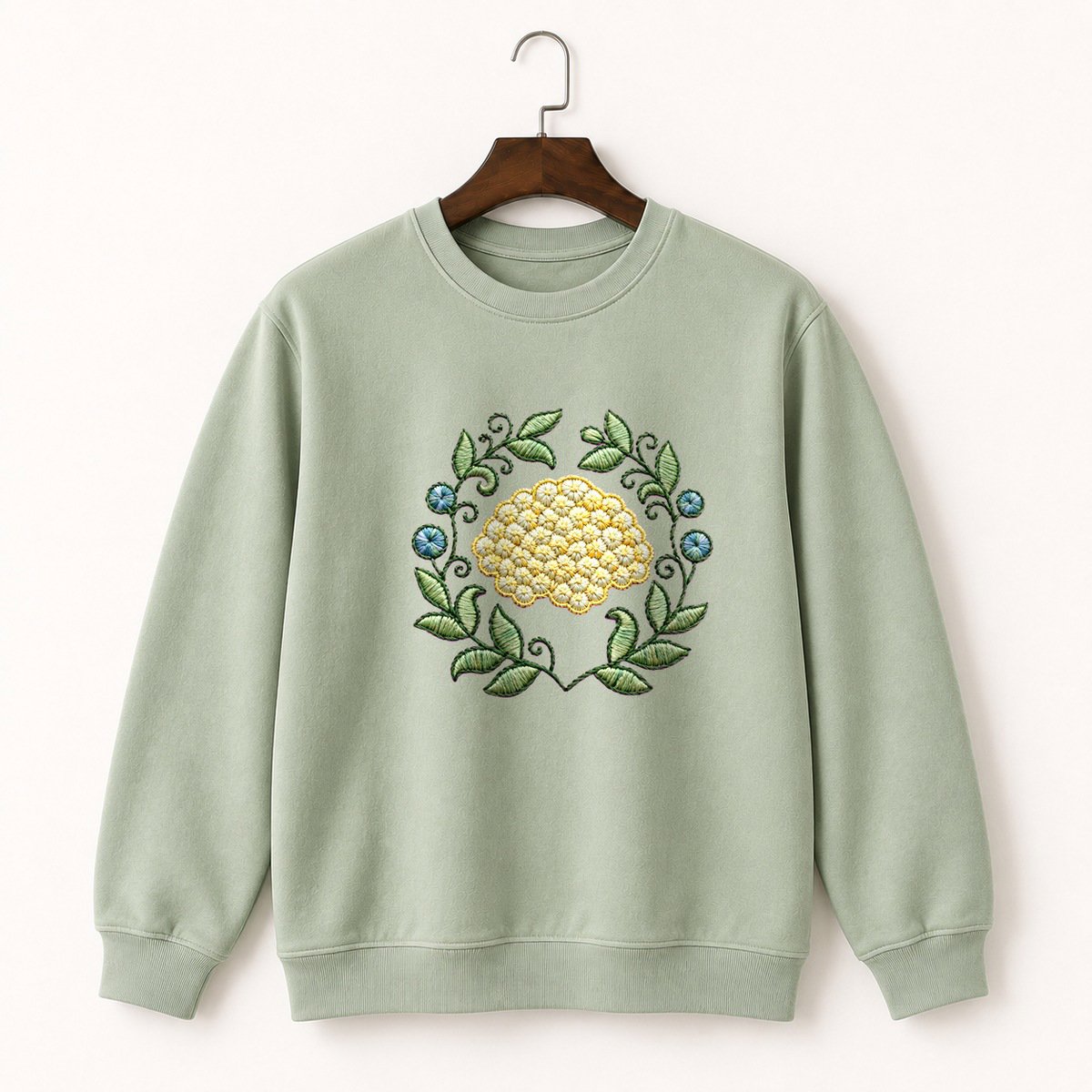 Yarrow Flower Crewneck Sweatshirt 2