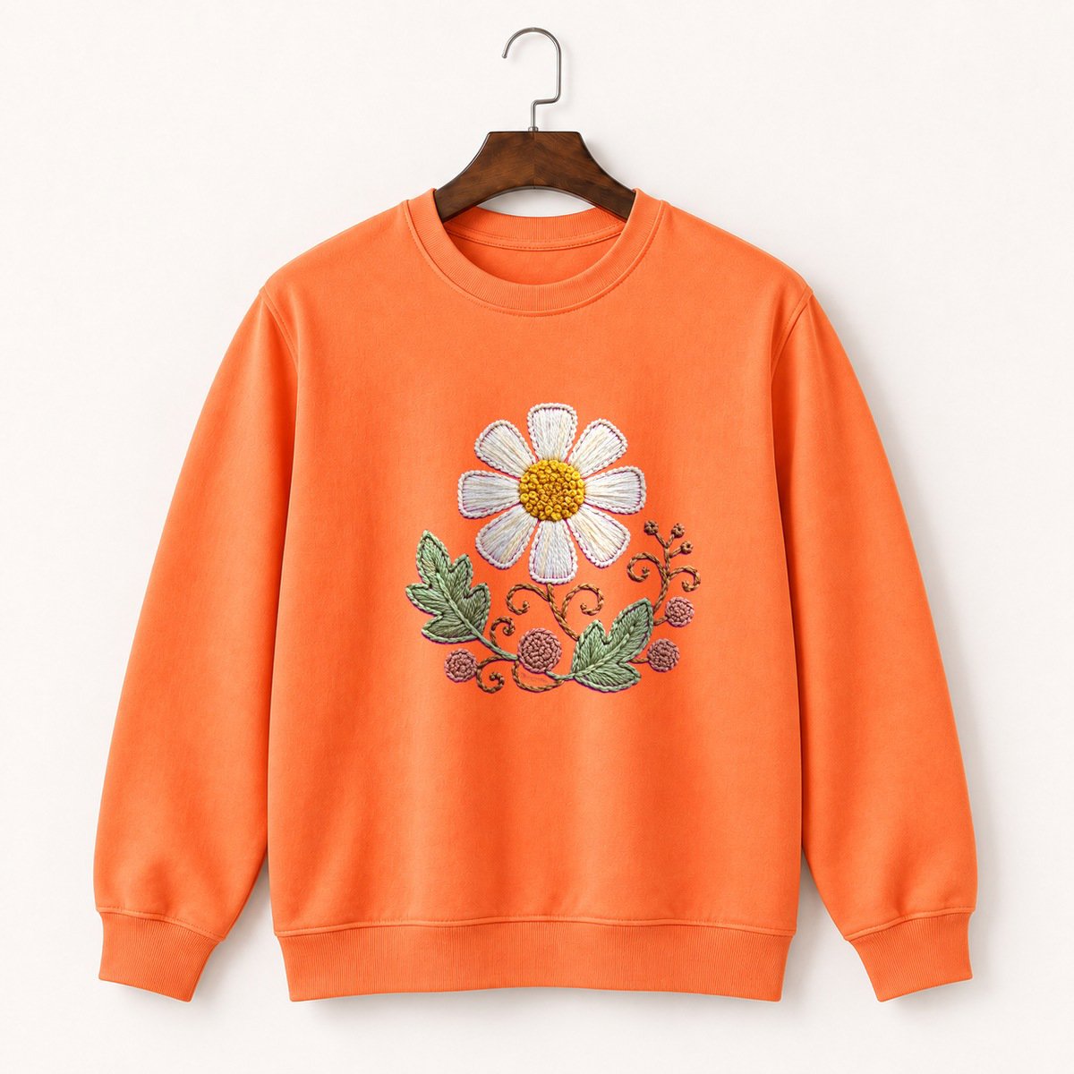 Chamomile Flower Crewneck Sweatshirt 3